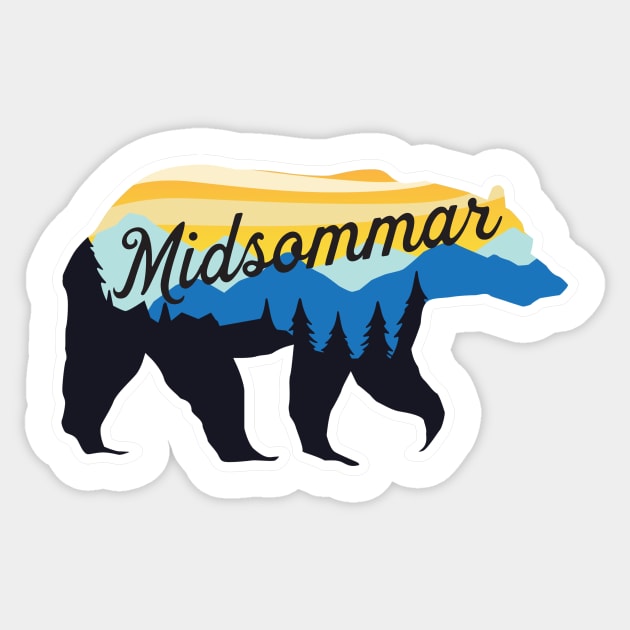 Midsommar Badge Sticker by Friend Gate